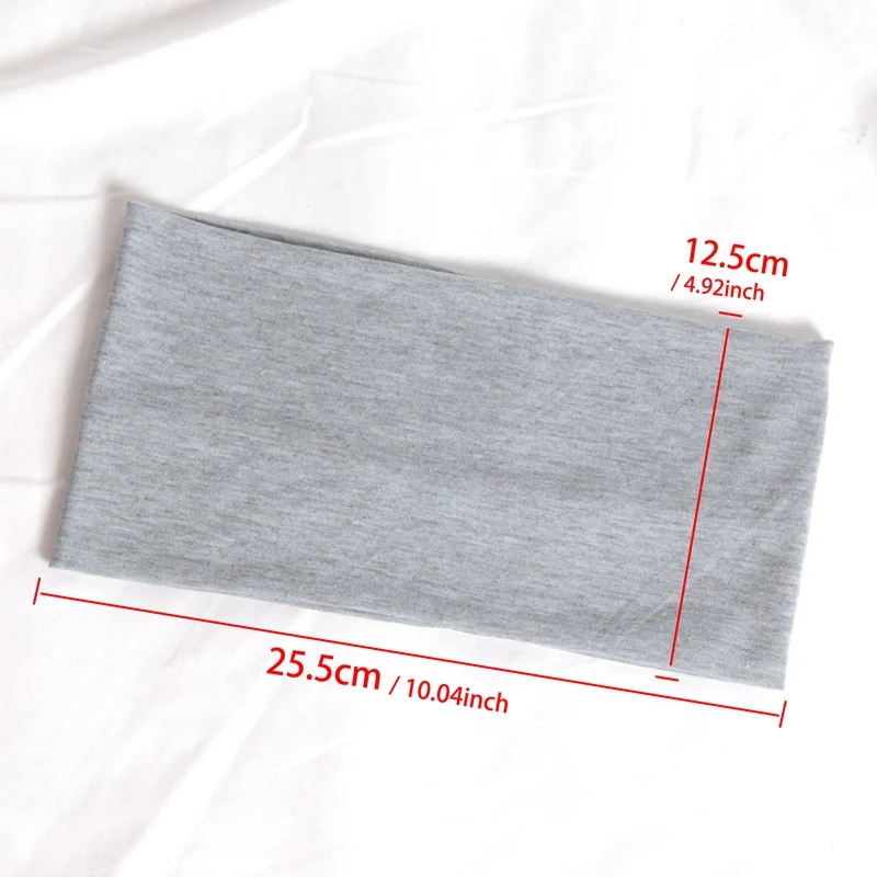 1 قطعة عقال واسعة الرياضة الدراجات غسل الوجه العصابات لينة اليوغا محبوك عقال للنساء فتاة عصابات موضة إكسسوارات الشعر #2