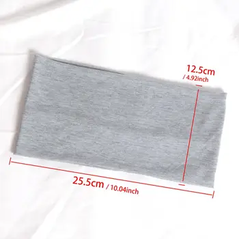 1條寬頭帶 運動騎行洗臉髮帶 柔軟瑜珈針織頭帶 女士女孩頭巾 時尚髮飾 10 最佳銷售 超寬頻 - №1