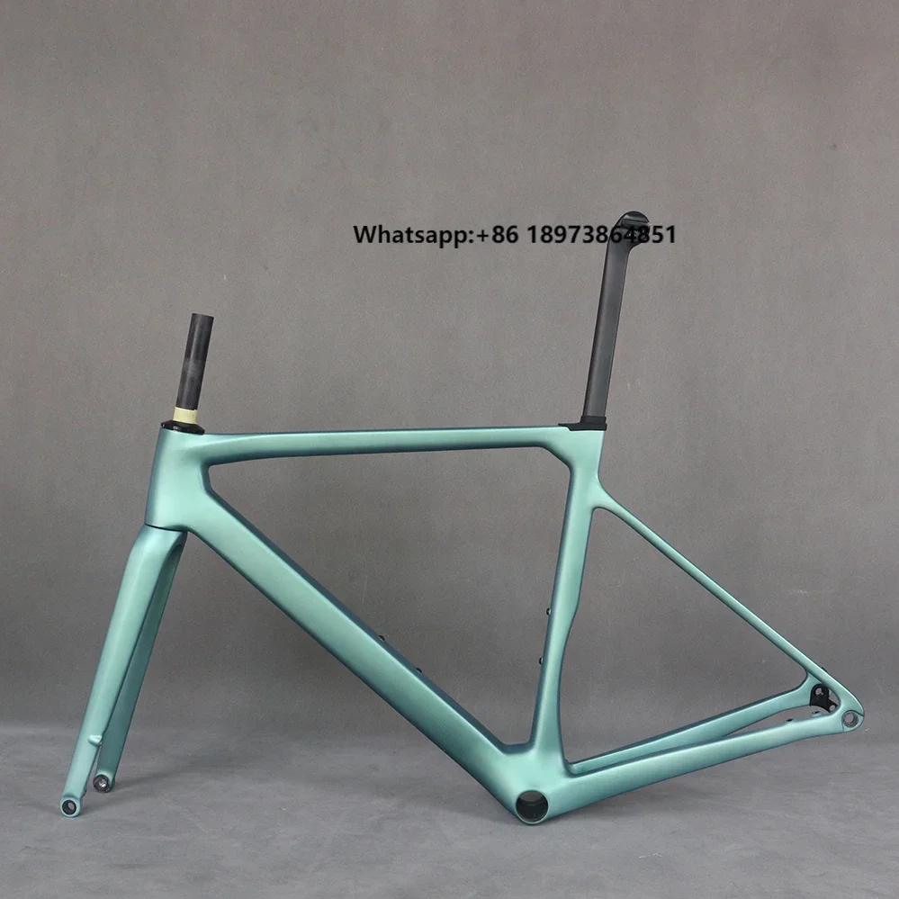 

Carbon Frame Super Light Carbon Fiber T1100 Disc Brake Road Bike Frame Full Hidden Cables Frameset 700*32C Bicycle Part FM025