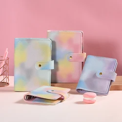 A5/A6/A7 Tie Dye Color Change Color Loose-Leaf Notebook Notepad Planner Scrapbook Gift Soft Cover Creative School Supply