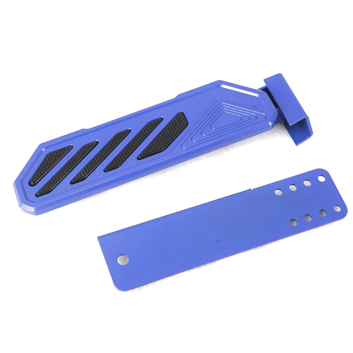 Blue Car Brake Pedal Left Side Footrest Kick Panel for Gladiator JT Anti-Slip for Jeep Wrangler JL JLU 4XE