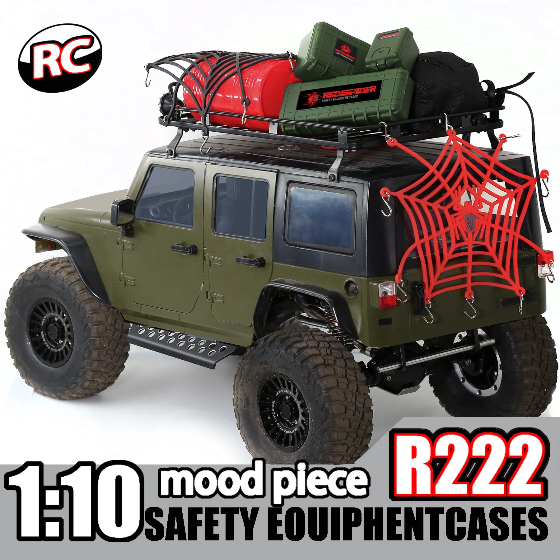 3 Stück 1/10 RC Auto Simulations-Kunststoff-Gepäckkoffer Dekoration Mini-Aufbewahrungsbox für Scx10 CC01 D90 D110 1/10 RC Crawler Truck – Detail 6