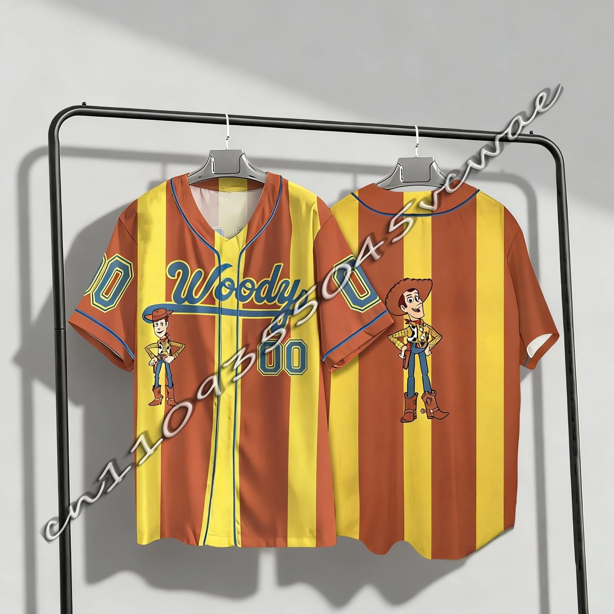 

Костюм для пары в стиле косплей Disney Toy Story, летняя спортивная бейсбольная футболка, мужская и женская одежда для беременных, топ 2026