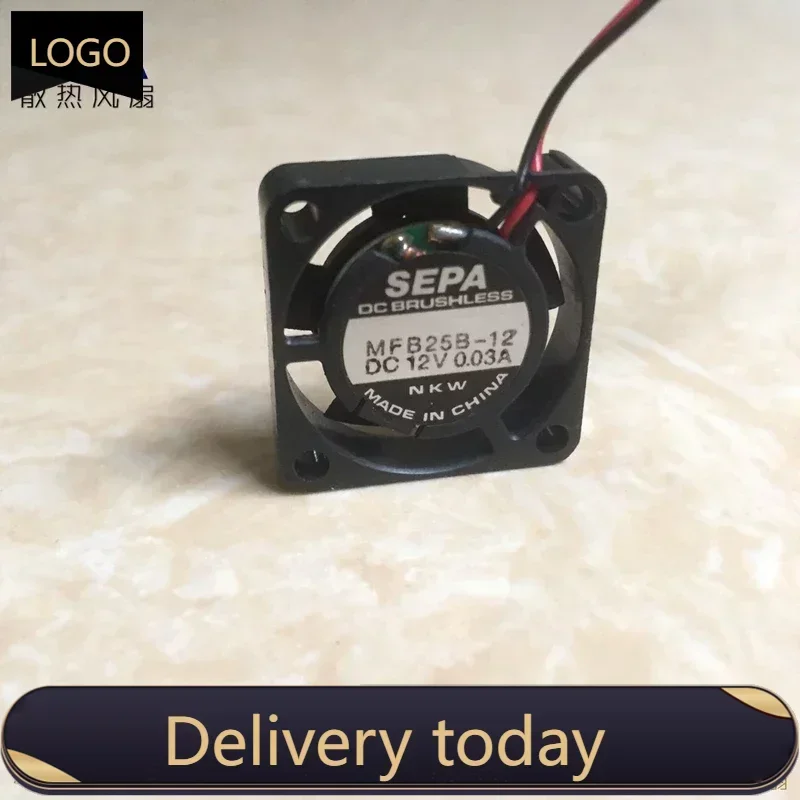 

SEPA MFB25B-12DC 11000RMP 12V 2507 25X25X7MM вентилятор 25x25x7 мм 2,5 см мини-вентилятор охлаждения ноутбука с 2 контактами