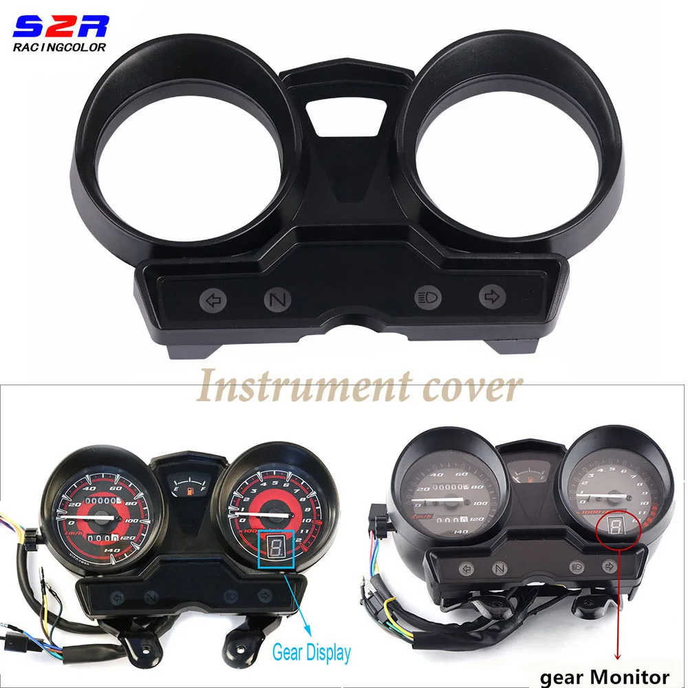 Motorcycle Speedometer Tachometer Speed Meter Instrument Outer Frame Cover Odometer Lids for YAMAHA YBR125 YBR 125 Euro III Part