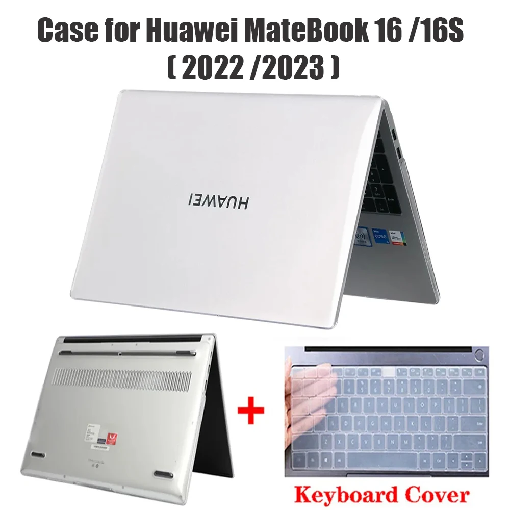 Coque de protection rigide pour ordinateur portable Huawei Matebook 16S, anti-chute, anti-rayures, 2023, 2022 pouces, nouveauté