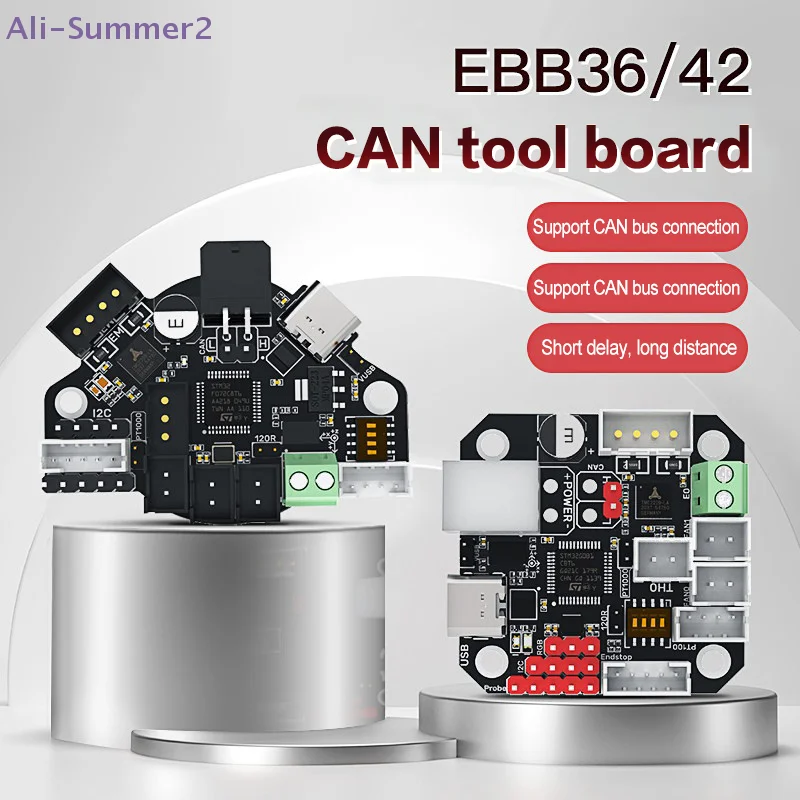 

Плата CAN V1.2 EBB36 EBB42 с поддержкой Canbus PT100 для хотэнда, шагового двигателя 36, для 3D-принтера Ender3