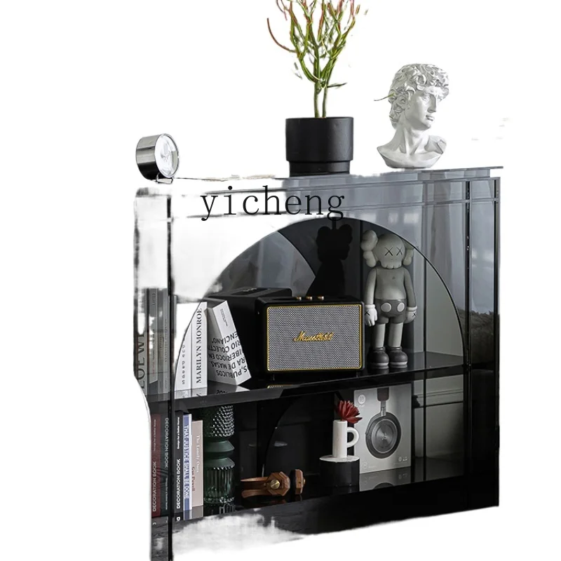 

ZF Entrance Cabinet Modern Minimalist Fireplace Cabinet Light Luxury Living Room Side Cabinet Entrance Console
