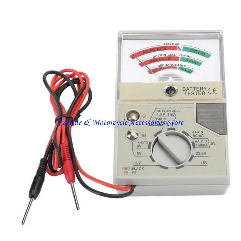 

G5AD WATCH Battery Tester Tootser с высоким контрастным ЖК -экраном для легкого чтения