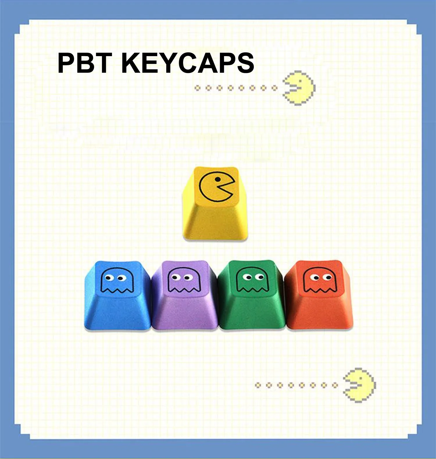 PBT material emoticon pack infused with heat sublimation cherryR4 R1 original factory height esc personalized keycaps