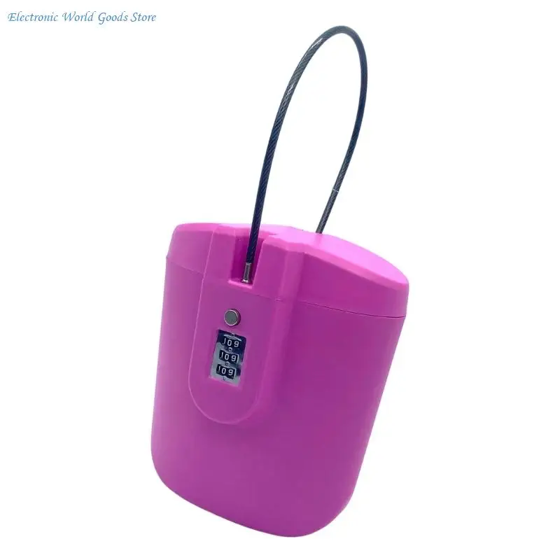 A3PD Combination lock box for cards cash watches and phone storage