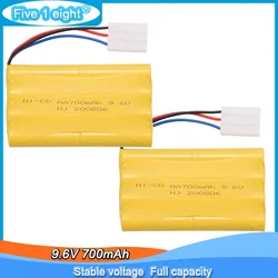9.6V 700mAh Rechargeable Ni-CD AA Battery KET-3P Plug for RC Toys Robots cars Boats trucks tanks drone