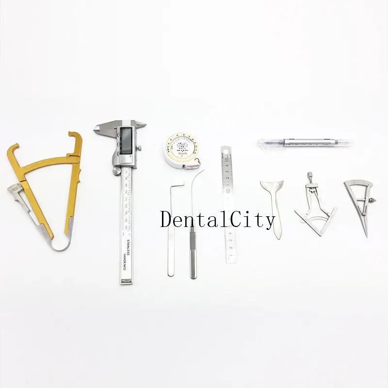 Doppia palpebra Designer Regolazione degli occhi Fat Nose Orizzontale Baco da seta Misura Clip per il piede Strumenti per palpebre