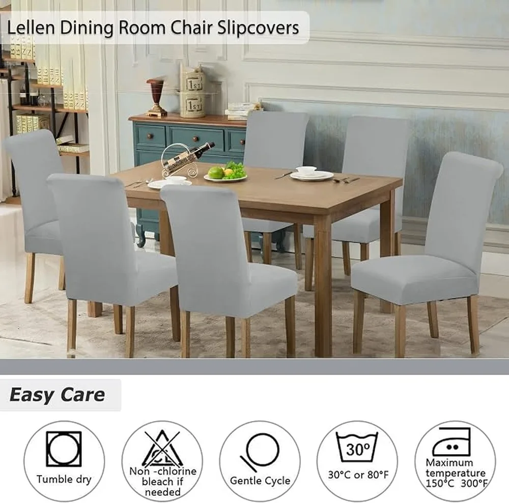 Fundas Para Sillas De Comedor Chair Covers For Dining Chairs White Chair Covers Looks Recovers Wear