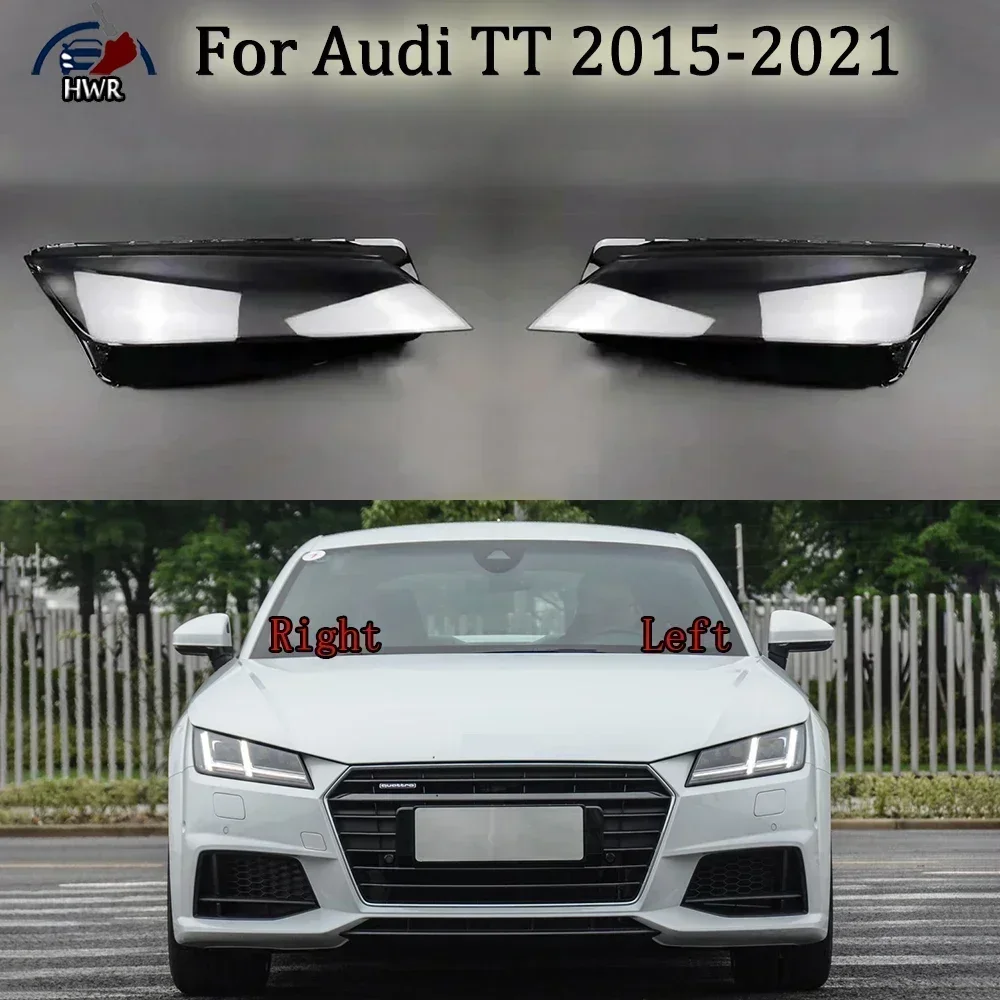 

Headlamp Transparent Mask Cover Headlight Shell Plexiglass Replace Original Lens For Audi TT 2015 2016 2017 2018 2019 2020 2021