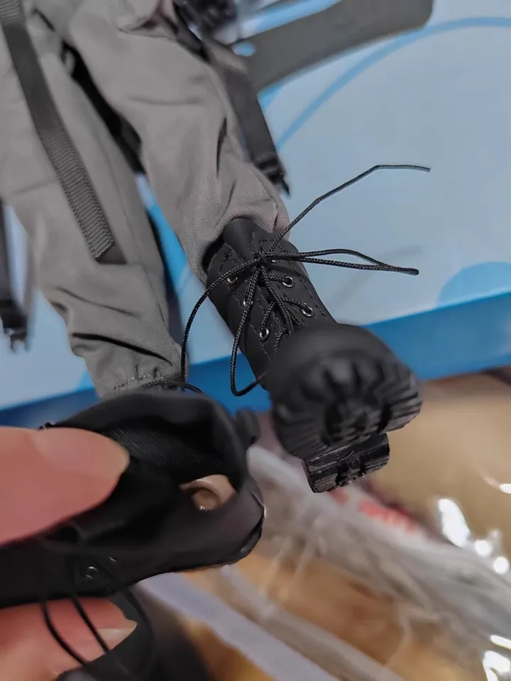 1/6 Schaal Mannelijke Lange Korte Combat Laarzen Schoenen Model Fit 12 ''Demonteert Voeten Mannelijke Soldaat Action Figure Body poppen Op Voorraad