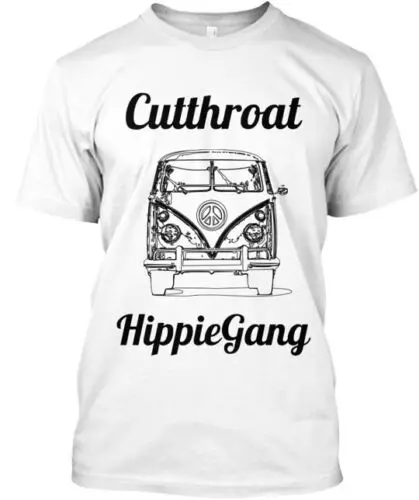 

Cutthroat Hippie Gang T-Shirt Made in the USA Size S to 5XL