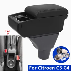 For Citroen C3 C4 Armrest Box For Citroen C3 C4 Car Armrest box Storage box Interior Dedicated Retrofit parts Car Accessories