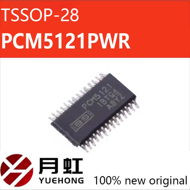 1PC PCM5121PWR PCM5121 TSSOP-28 pin high-quality audio chip analog-to-digital converter chip