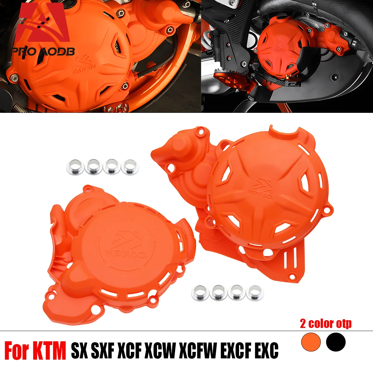 Motorcycle New Clutch Cover Ignition Protector Guard For KTM EXC250 EXC300 XCW250 XCW300 Husqvarna TE250 TE300 PRO 2T 250 300