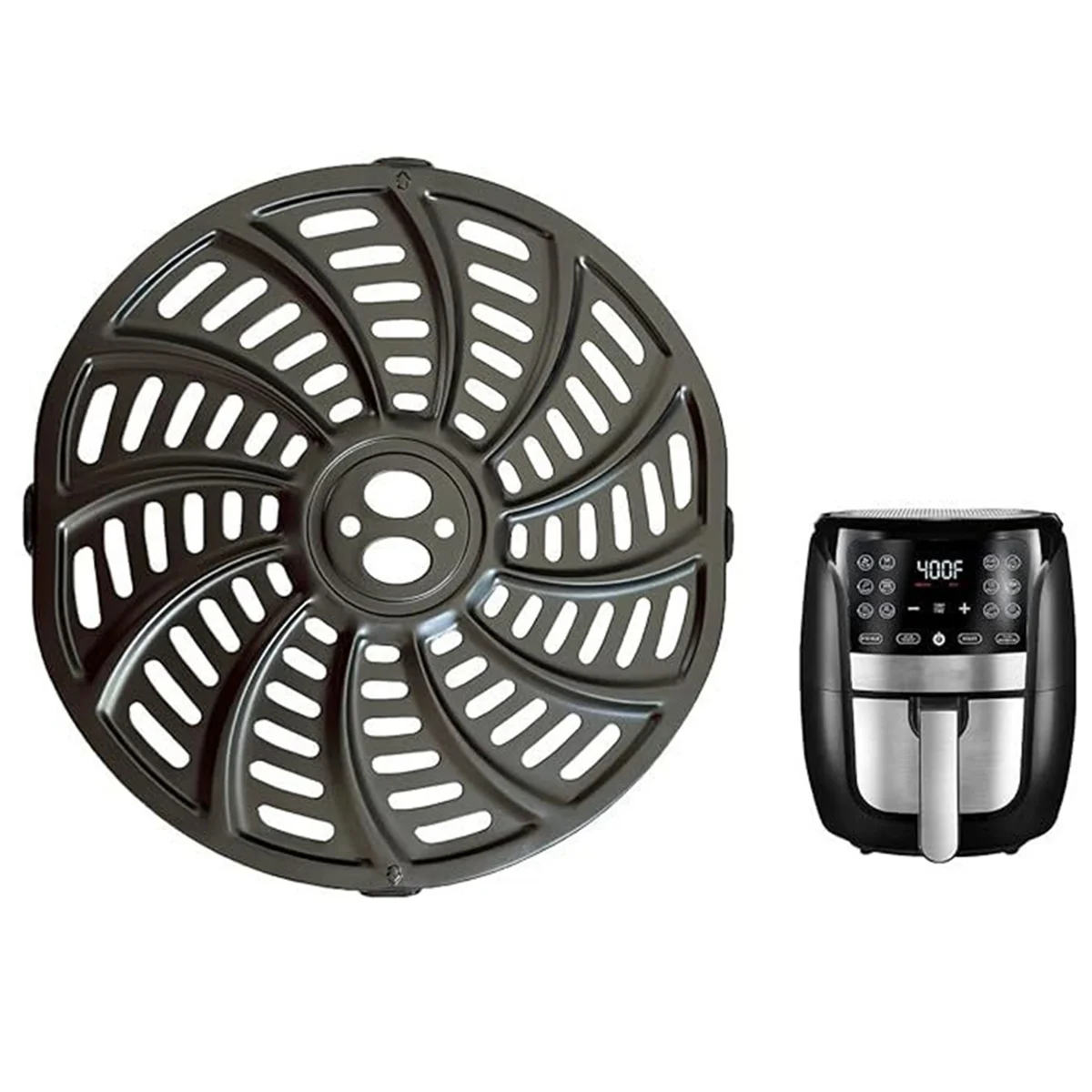 Lucht Friteuse Grill Lade Voor Gourmia Gaf698/Gaf686 6qt Air Friteuse Anti-Aanbak Lucht Friteuse Grill Pan Crisper Plaat Vaatwasser Kluis