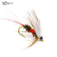 MNFT 6PCS 10# Royal Wulff Dry Flies Outdoor Trout Fly Fishing Lure