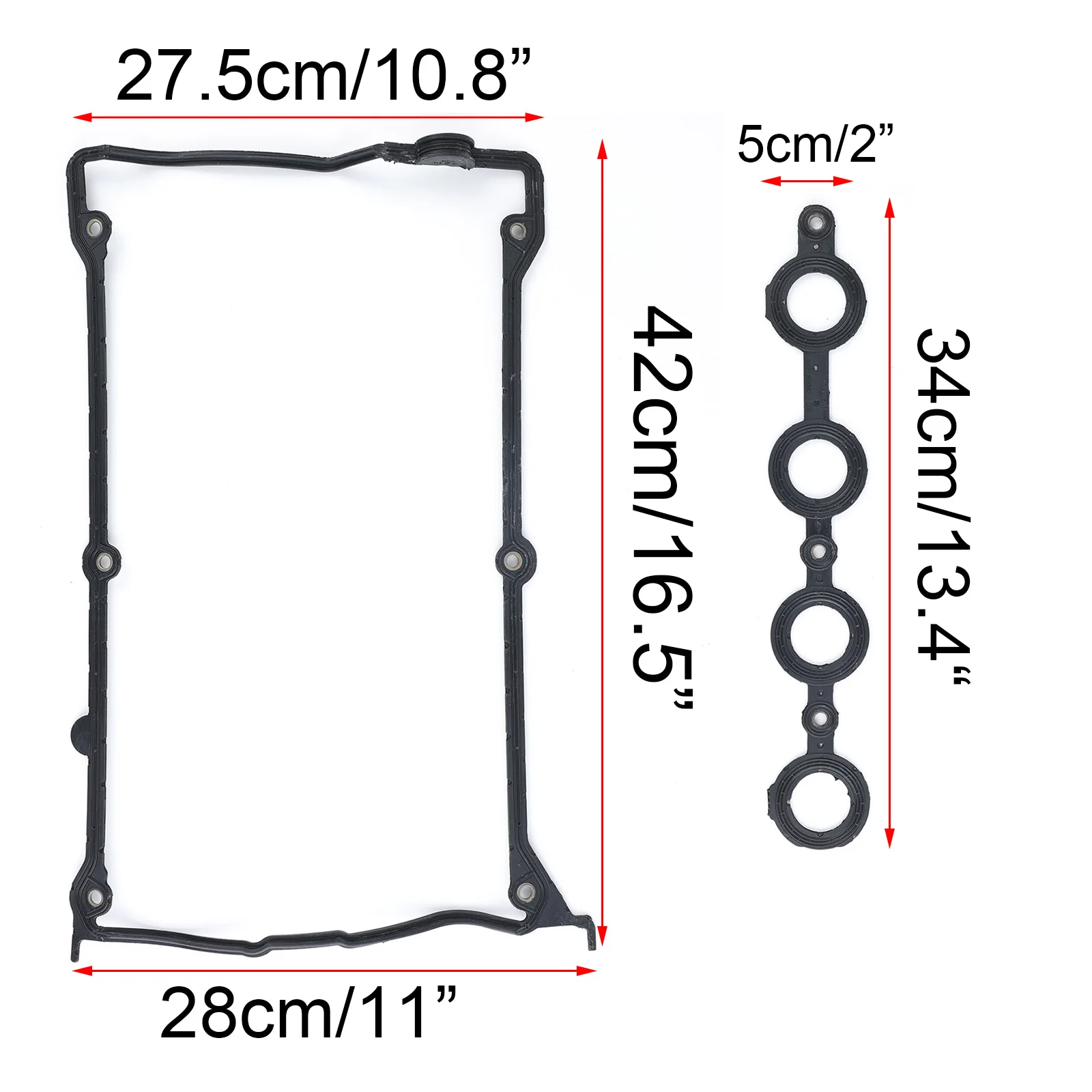 2x Uszczelka pokrywy silnika samochodowego Części zamienne do VW GOLF SEAT MK4 PASSAT AUDI TT 1.8T 1999 2000 2001 2002-2010 — zdjęcie 4