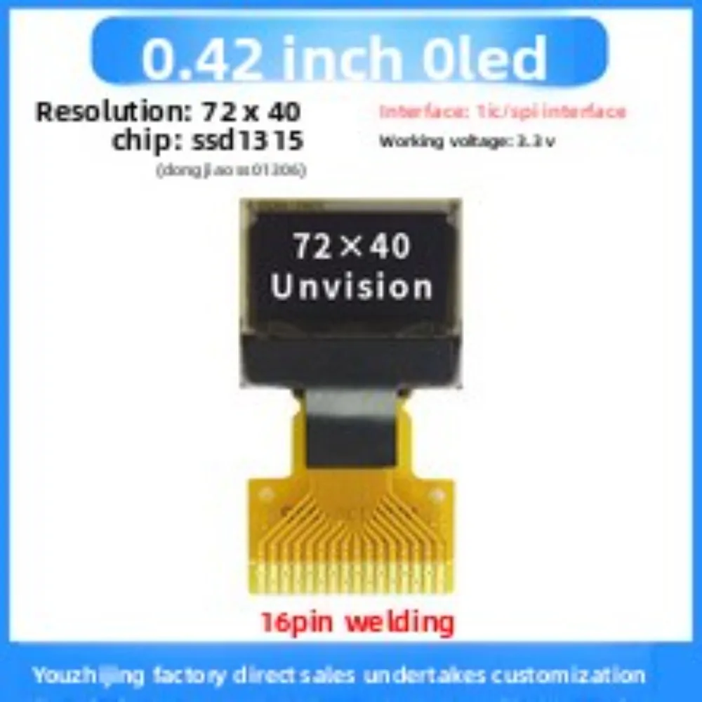 شاشة OLED مقاس 1.3 بوصة وحدة 12864 - CH1116 متوافقة مع SH1106، IIC Communication For Arduino، Raspberry Pi DIY Electronics.