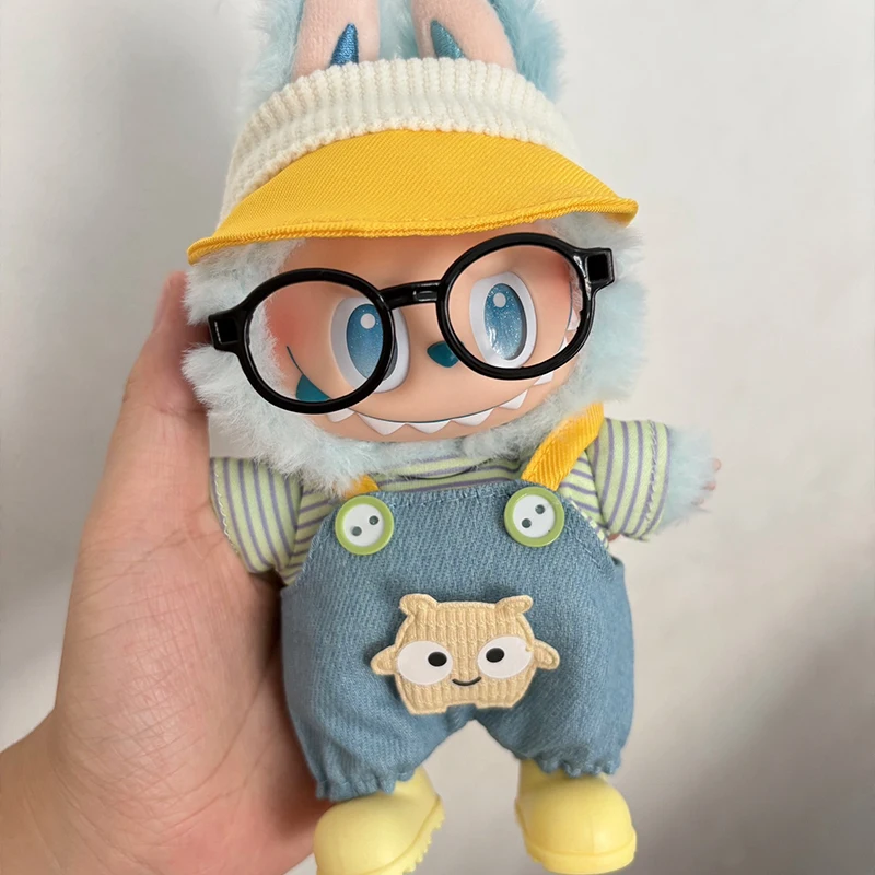 

Green Big Fish Set for 17cm Ropa Labubu Big Into Energy Series V2/V3 Cute Doll Clothes Trendy Outfit Matching Shoes