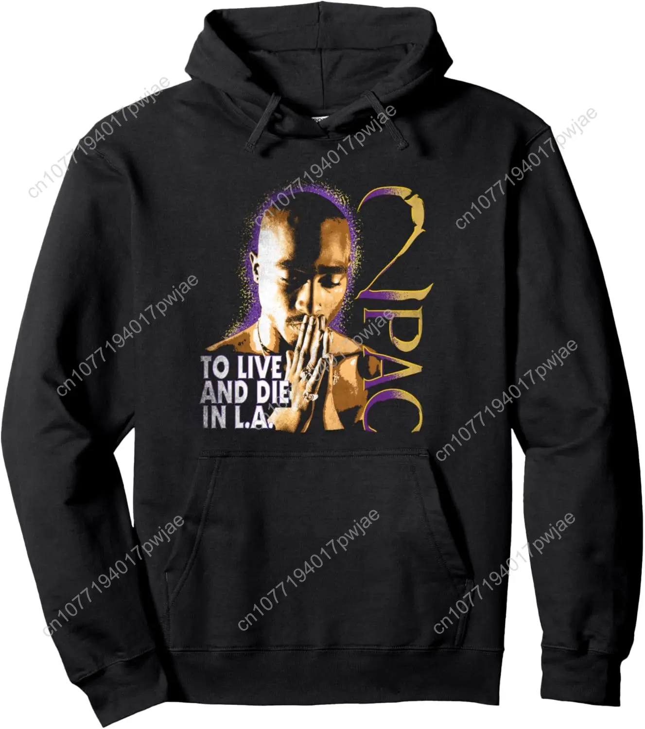 

Official Tupac To Live and Die in LA Pullover Hoodie