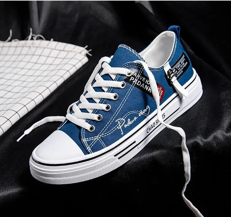 

Повседневная обувь Мужская парусиновая обувь Мужские кроссовки Дышащая мужская спортивная обувь Черная тканевая обувь Trend Letter Мужская обувь Низкие кроссовки