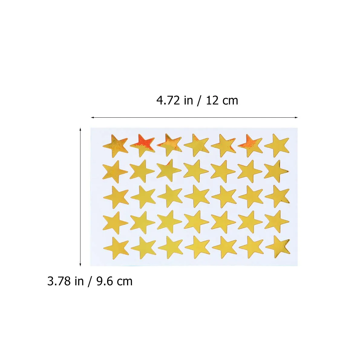 100 قطعة ملصقات النجوم الذهبي ملصقات ذاتية اللصق للمعلمين الفصول الدراسية مكافأة الرسم البياني ديكور مقاومة للخدش قشر وعصا