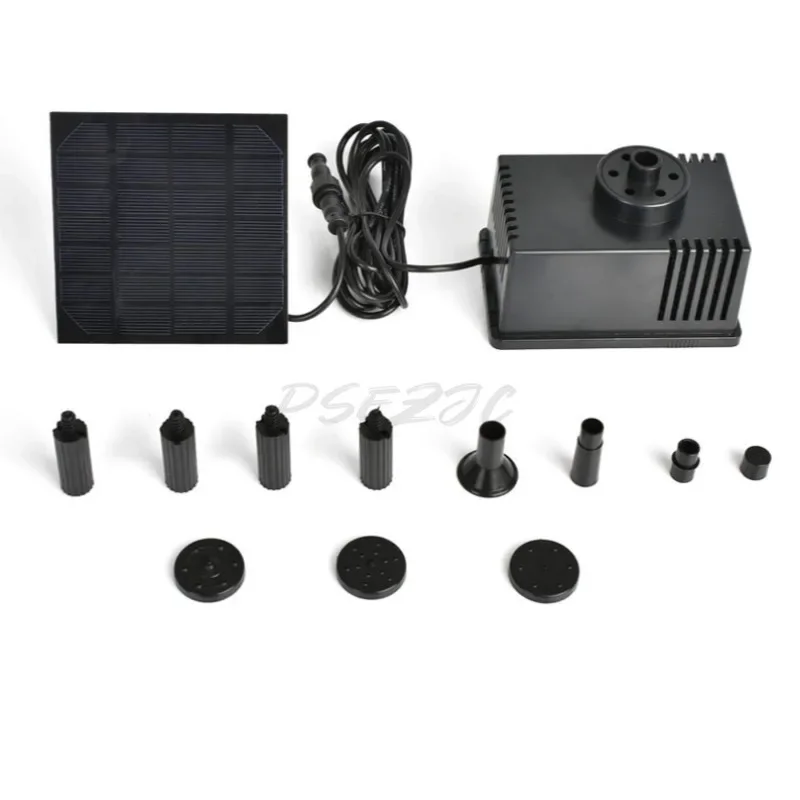 New Solar Water Pump Solar Fountain Garden Pool Rockery Flowing Water Viewing Fountain Sprinklers