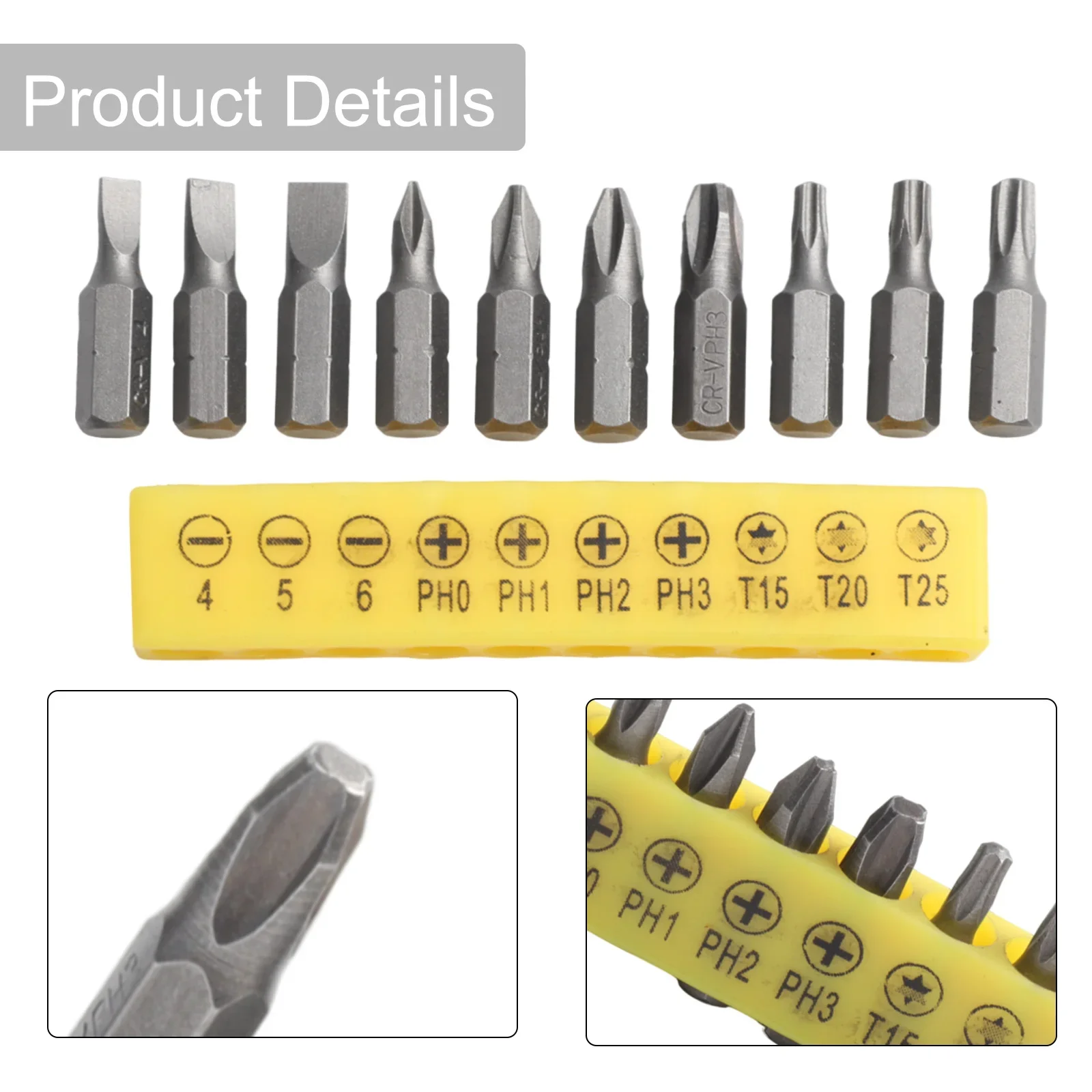 Connecting Rod Pcs Rubber Strip Cross Screwdriver Head Bit Screwdriver Bit Set Pcs Rubber Strip Cross Screwdriver Head Bit