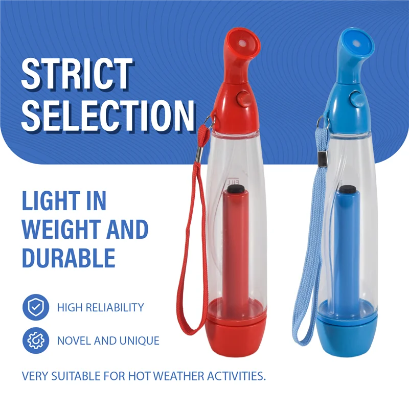 โปรโมชั่น!4 ชิ้นฤดูร้อน Mister สเปรย์ขวดชุดปั๊ม Mister Personal Cooling อุปกรณ์พลาสติกเปล่าสเปรย์ขวดน้ํา Refillabl