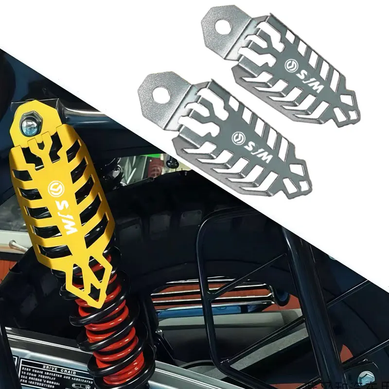 For SYM CRUISYM 300 300i 400i 600i 150 125 250 Joymax Z300 jet 14 125 T1 T2 T3 Motorcycle Shock Absorber Guard Cover 2Pcs