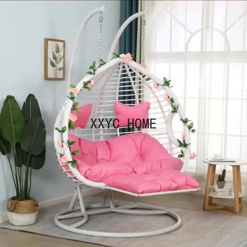 

Indoor White Hanging Chair Cheap Bedroom Garden Swing Hanging Chair Hammock Outdoor Sillas Jardin Sitting Room Furniture