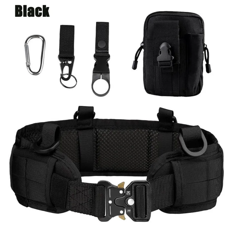 

Tactical Army Nylon Weave Canvas Belt Outdoor Military Hunting Combat Metal Buckle Training Gear Hunting Nylon Belt Accessories