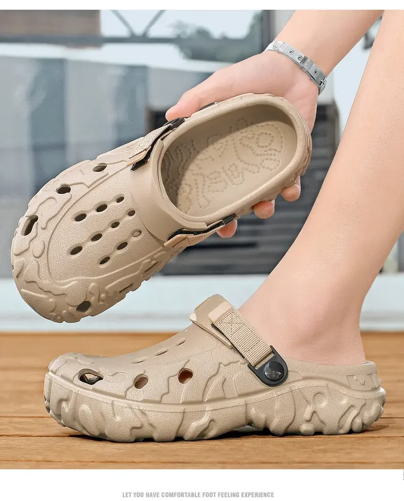 2026 Günstige EVA Herren-Clogs Leichte Großhandels-Plastik-Clogs für Herren Strand- und Arbeitssandalen mit Herren-Clogs & Pantoletten – Detail 16