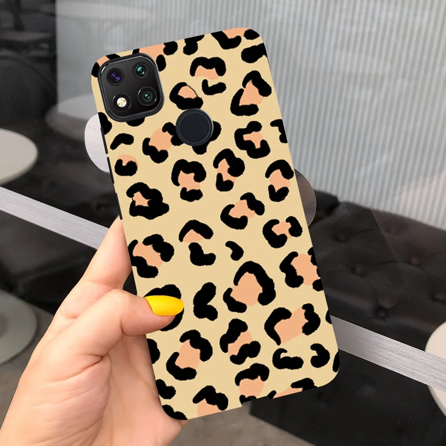 For Xiaomi Redmi 9C Case Redmi 9 Active Back Cover Fashion Leopard Slim Soft Silicone Phone Case For Xiaomi Redmi9C NFC 9 C Capa