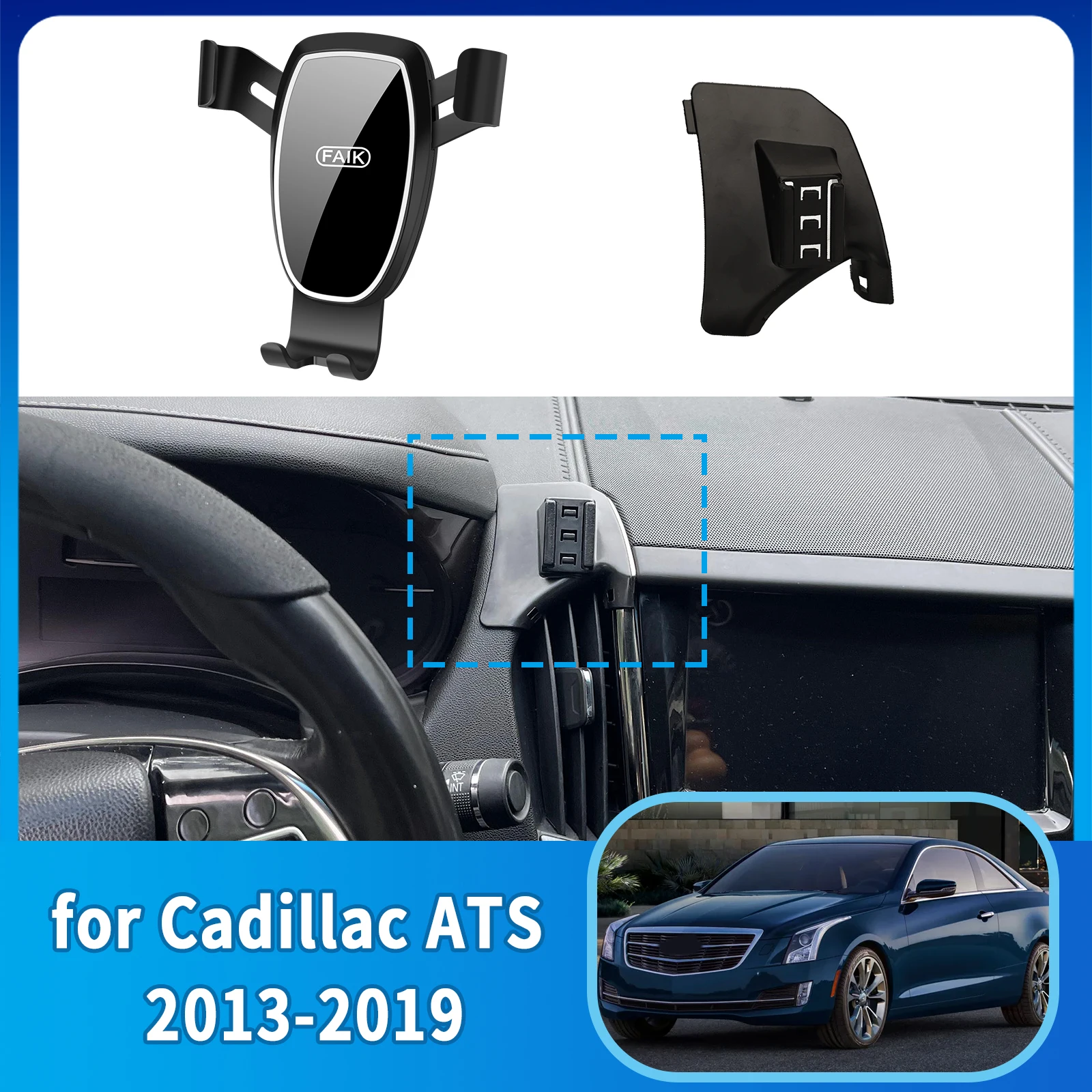 

Car Mobile Phone Holder for Cadillac ATS LFX 2013 2014 2015 2016 2017 20018 2019 Navigation Stand Auto GPS Bracket Accessories
