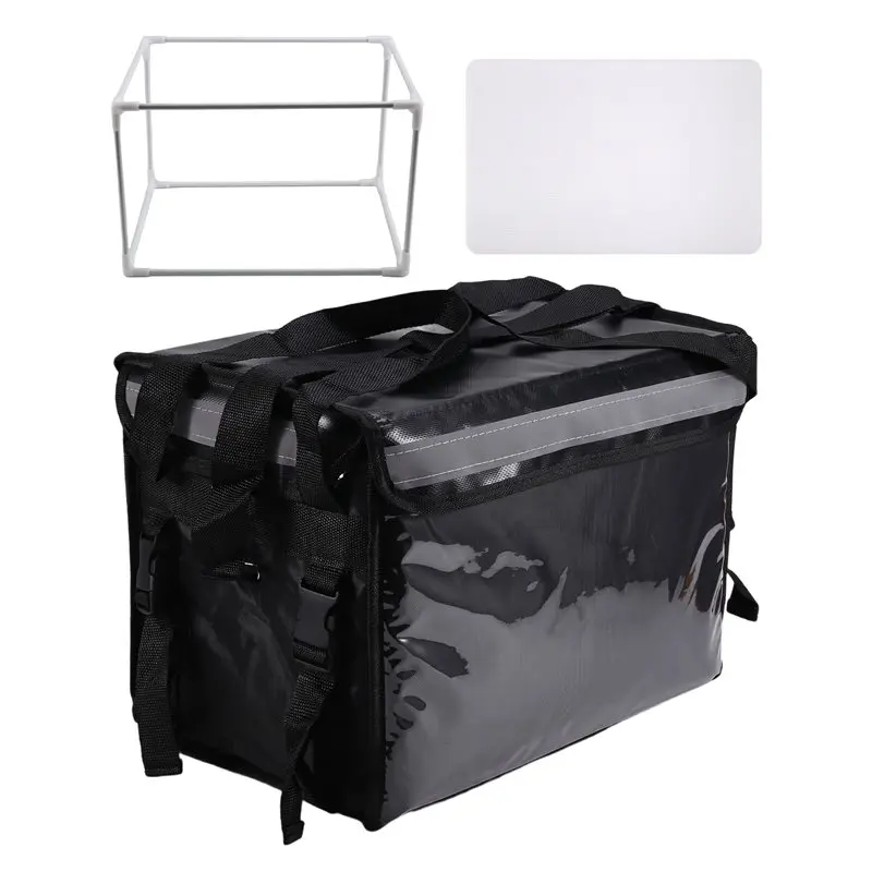 

AB16-Insulated 32L Motorcycle Trunk Waterproof Takeout Bag Thickened Refrigerated Camping Backpack