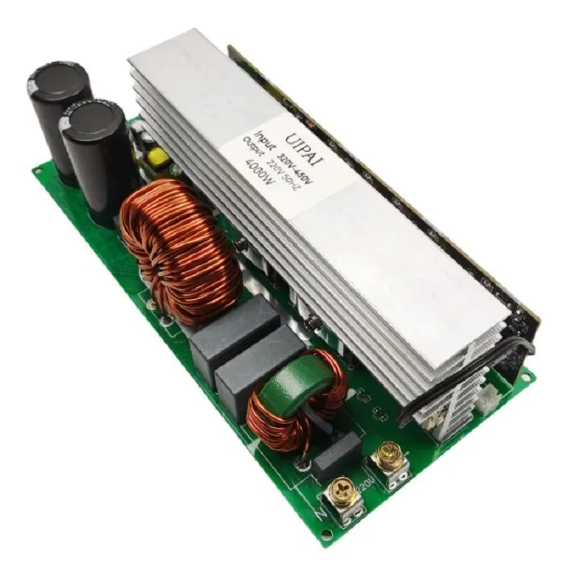 New energy vehicle DC 320V~450V to AC 220V discharge pure sine wave inverter rear board continuous power 4000W