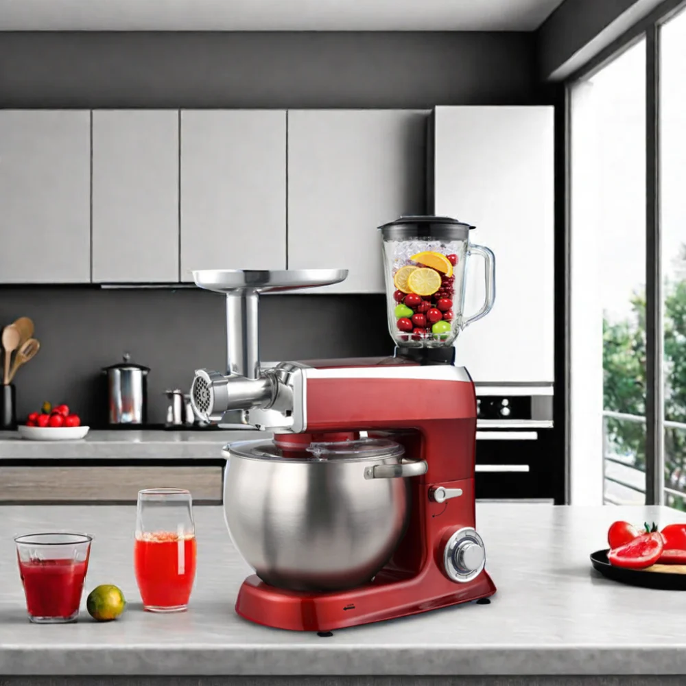 Professional Pastry Robot Stand Mixer 7.5L Dough Kneader with Spiral Hook 1500W for Bread/Cake/Pizza Dough Dough Kneader