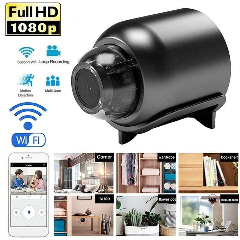 Mini Camera 1080P C…