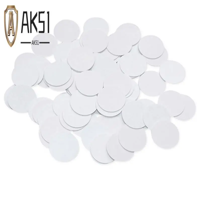 

AK51-100 Pcs 13.56Mhz NFC Ntag215 Card Coin NTAG 215 Card Label 25 Mm Diameter Can Be Used For Homemade Amiibo