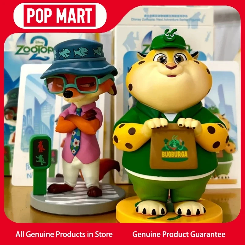 Popmart Disney Zootopia Next Adventure Series Blind Box Spielzeug Kawaii Anime Actionfigur Dekoration Geschenk Kinder Trendiges Weihnachtsgeschenk