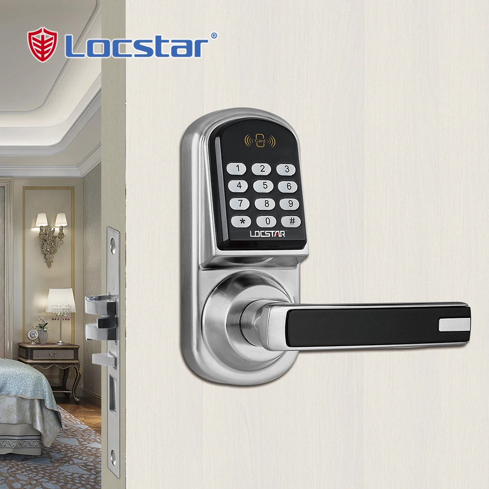 Hotel System Apartment Electronic Lock Intelligent Handle Smart Door Lock