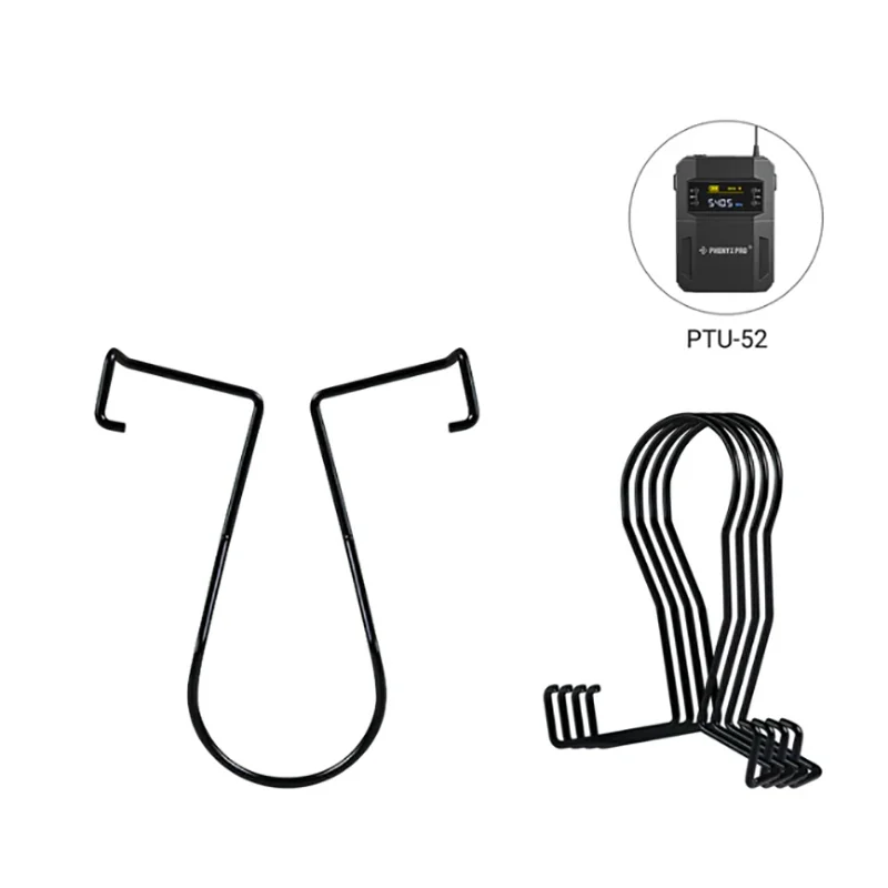 Металлический зажим для боди-рюка (в упаковке 5 штук), только для приемника боди-рюкзака PTM-11 PTM-22 PTM-33 и рюкзака PTU-52