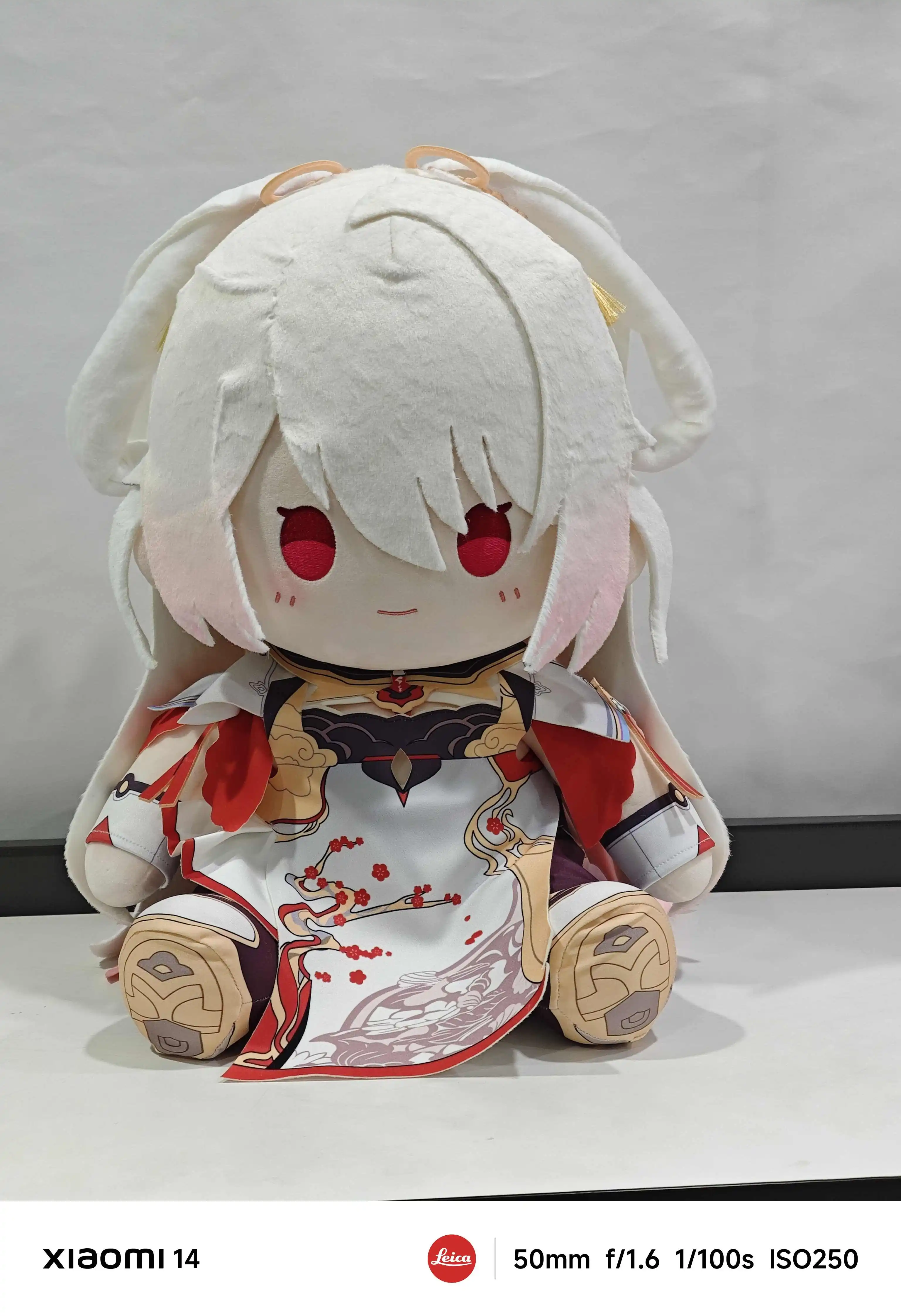 

Game Honkai Impact 3 Theresa Apocalypse Lunar Vow: Crimson Love Sitting Plush Doll 40cm Dress Up Plushie Pillow Toy Xmas Gift
